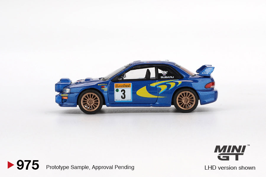 Mini GT Subaru Impreza WRC98 #3 1998 Rally Monte-Carlo 3rd Place #975