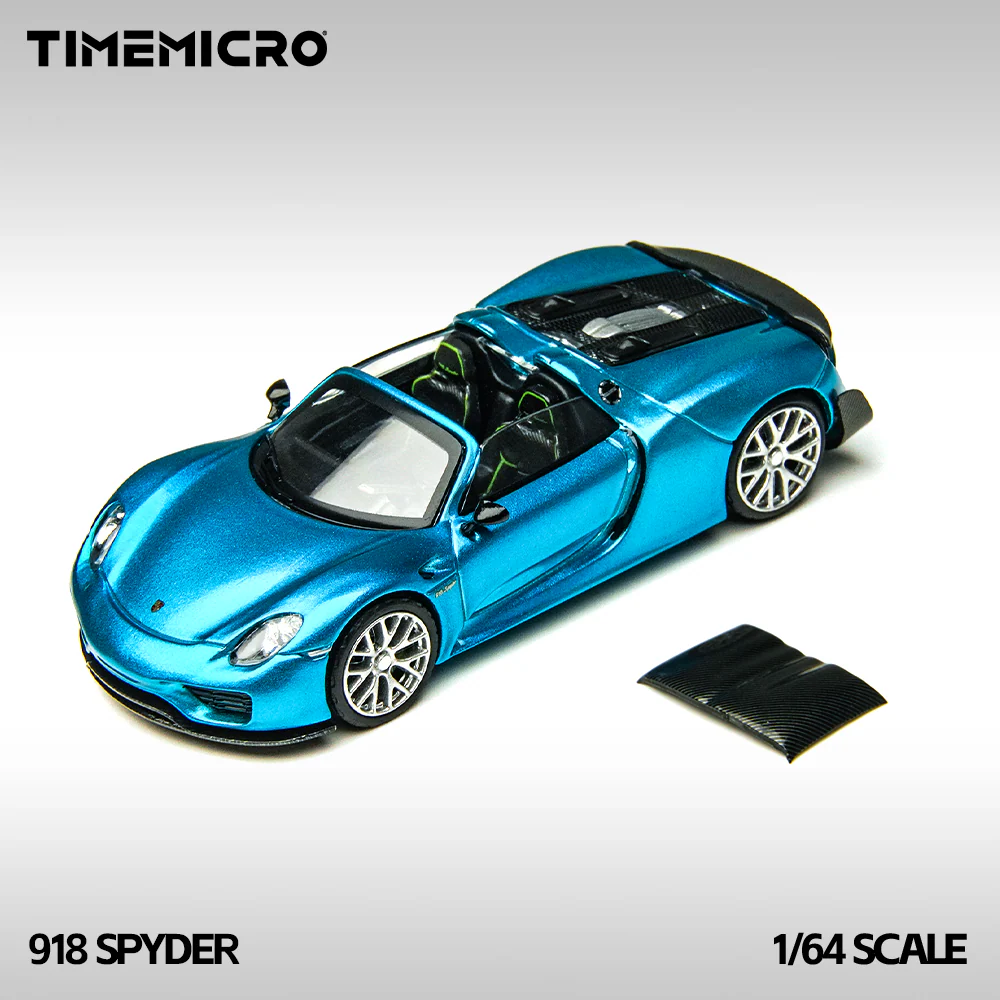 Time Micro Porsche 918 Spyder Metalic Blue - Limited Edition