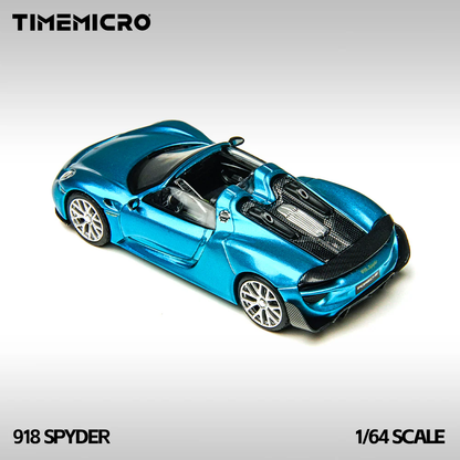 Time Micro Porsche 918 Spyder Metalic Blue - Limited Edition
