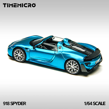 Time Micro Porsche 918 Spyder Metalic Blue - Limited Edition