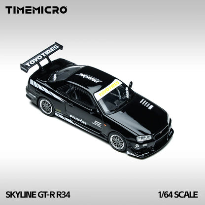 Time Micro Nissan Skyline GTR R34 Black