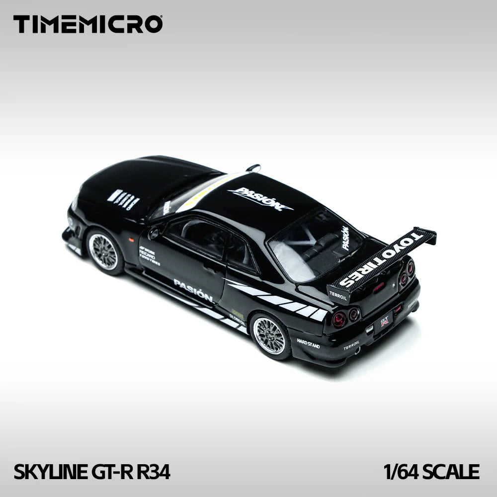 Time Micro Nissan Skyline GTR R34 Black