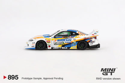 Mini GT LB Super Silhouette Nissan S15 SILVIA 2023 Formula Drift Japan #895
