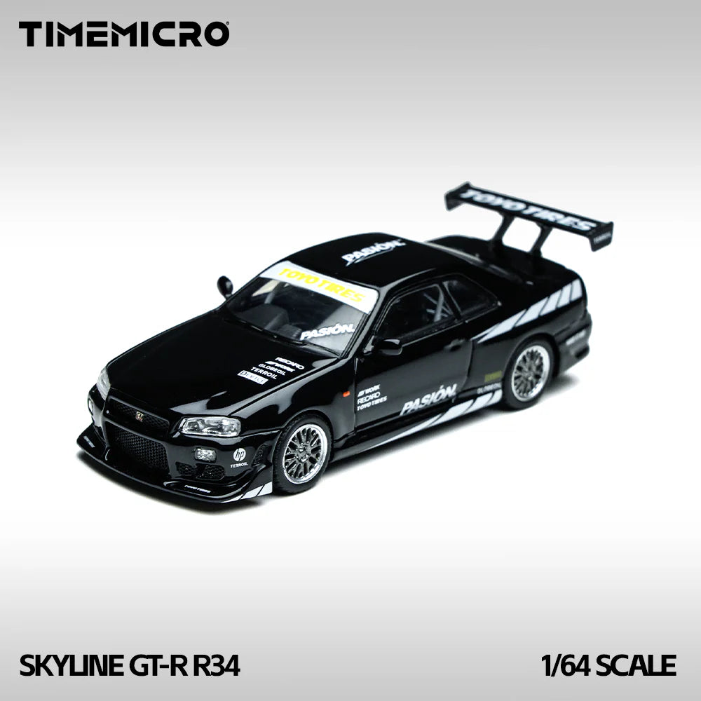 Time Micro Nissan Skyline GTR R34 Black