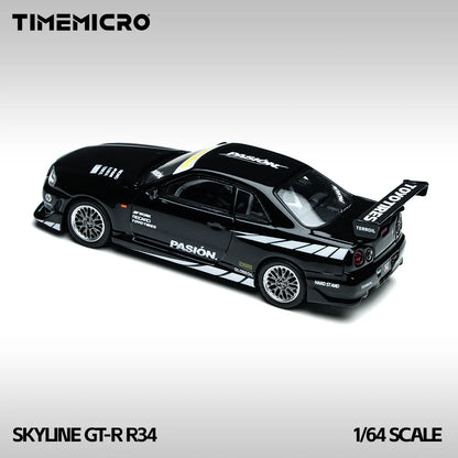 Time Micro Nissan Skyline GTR R34 Black