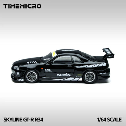 Time Micro Nissan Skyline GTR R34 Black