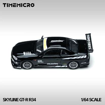 Time Micro Nissan Skyline GTR R34 Black