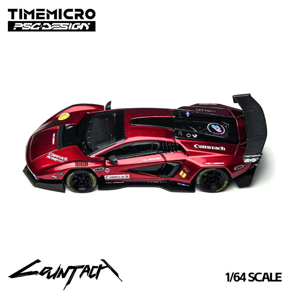 Time Micro PSC Design Lamborghini Countach "V" Scarlet Red