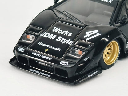 Mini GT Lamborghini Countach LB-WORKS Black #1081