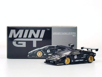 Mini GT Lamborghini Countach LB-WORKS Black #1081