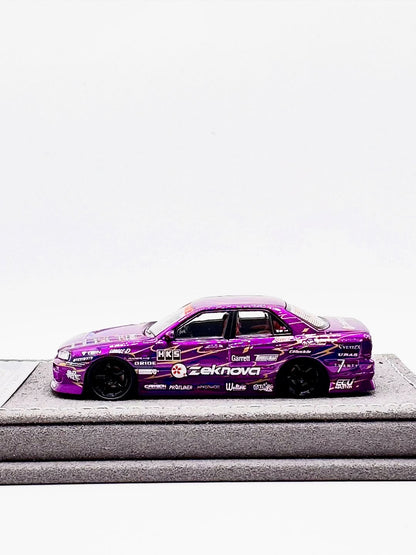 Mortal Model Nissan Uras ER34 Skyline 25GT-t  Pearl Purple - Handcraftde Limited Singapore Diecast Expo (SDX) 2025 Exclusive