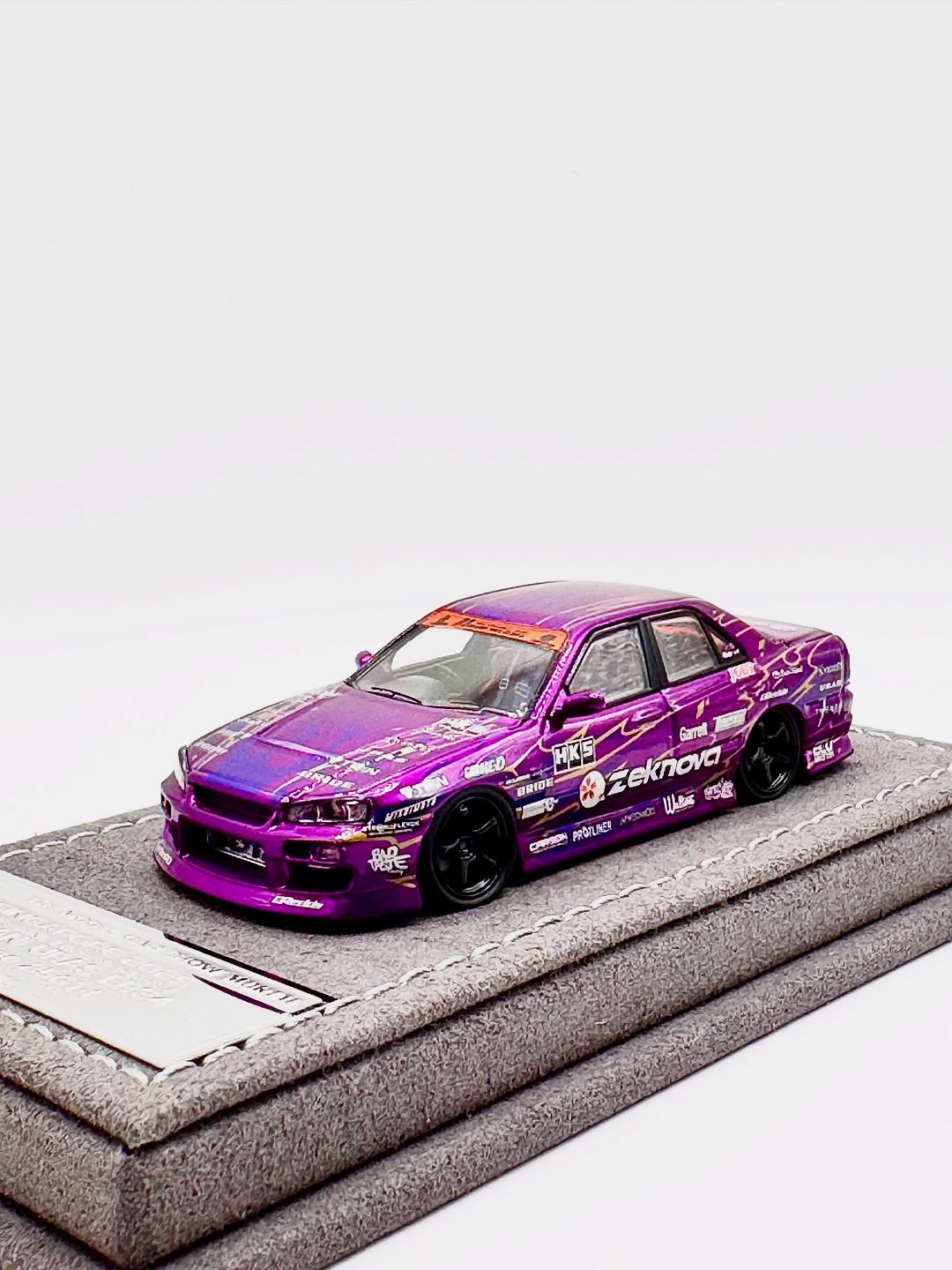 Mortal Model Nissan Uras ER34 Skyline 25GT-t  Pearl Purple - Handcraftde Limited Singapore Diecast Expo (SDX) 2025 Exclusive