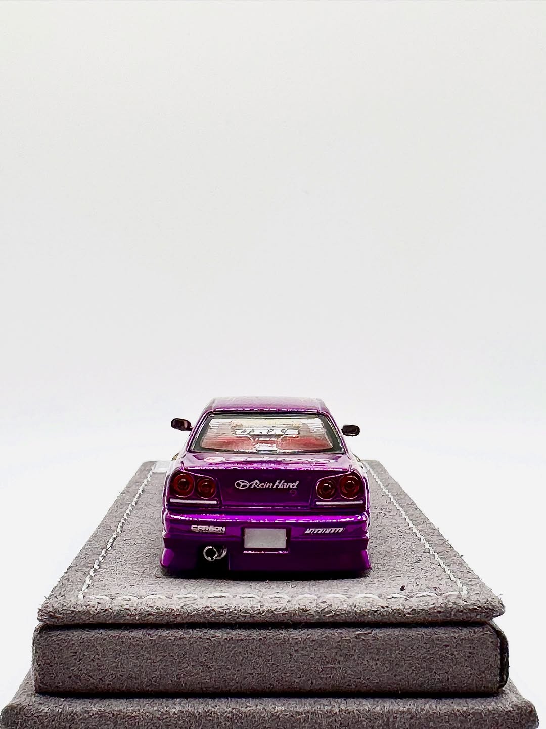 Set of 2 - Mortal Model Nissan Uras ER34 Skyline 25GT-t  Pearl Purple and Blue - Handcraftde Limited Singapore Diecast Expo (SDX) 2025 Exclusive