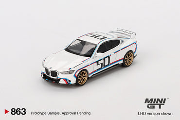 Mini GT BMW 3.0 CSL White #863