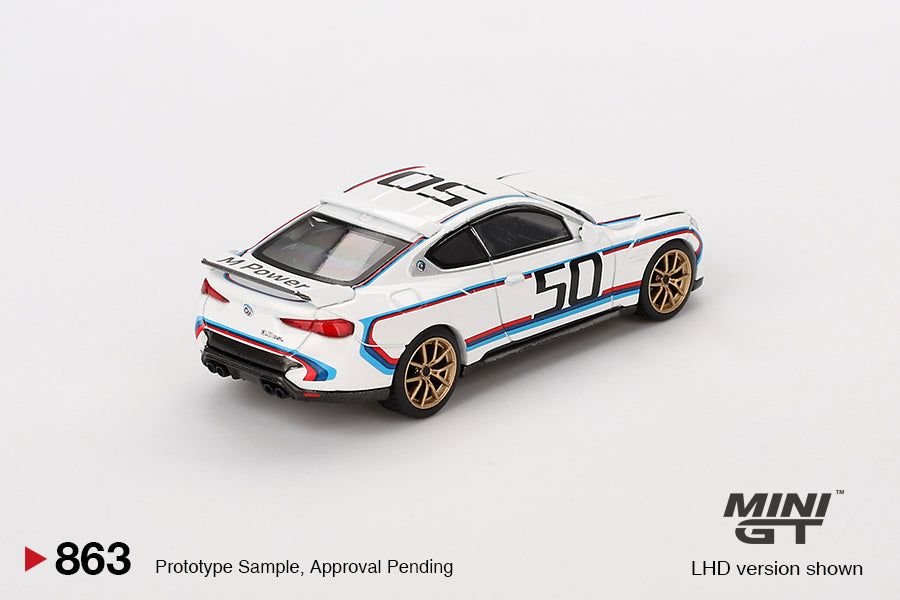 Mini GT BMW 3.0 CSL White #863