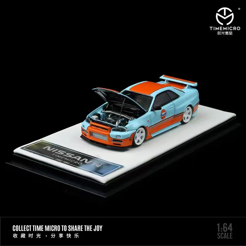 Time Micro Nissan GTR R34 Gulf - Limited Edition