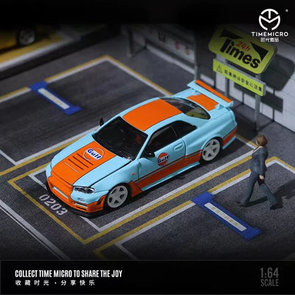 Time Micro Nissan GTR R34 Gulf - Limited Edition