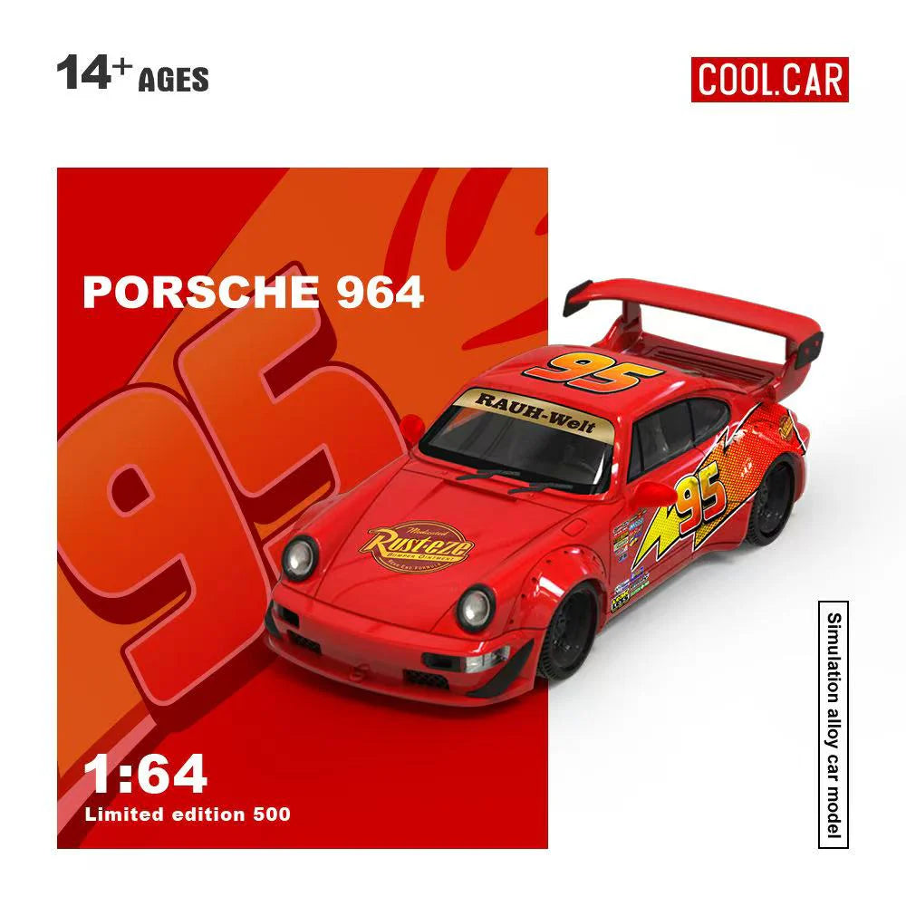 Cool Car Porsche 964 Lightning Mcqueen Livery