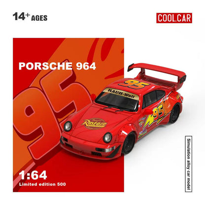 Cool Car Porsche 964 Lightning Mcqueen Livery