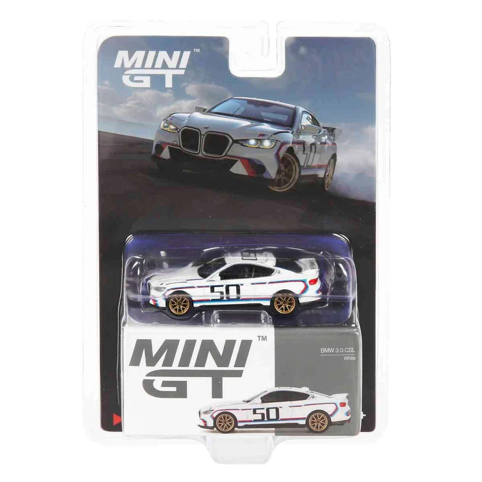 Mini GT BMW 3.0 CSL White #863