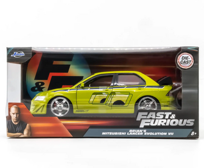 Jada Fast & Furious Brian's Mitsubishi Lancer Evolution VII Green