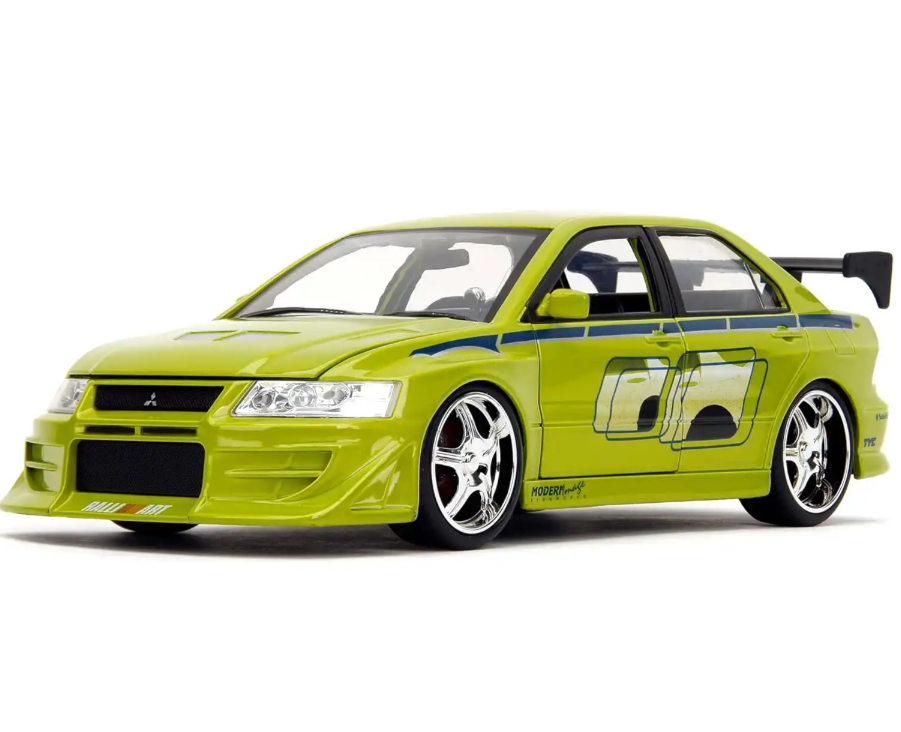 Jada Fast & Furious Brian's Mitsubishi Lancer Evolution VII Green