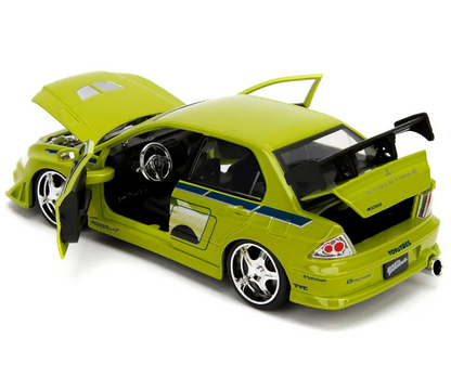 Jada Fast & Furious Brian's Mitsubishi Lancer Evolution VII Green