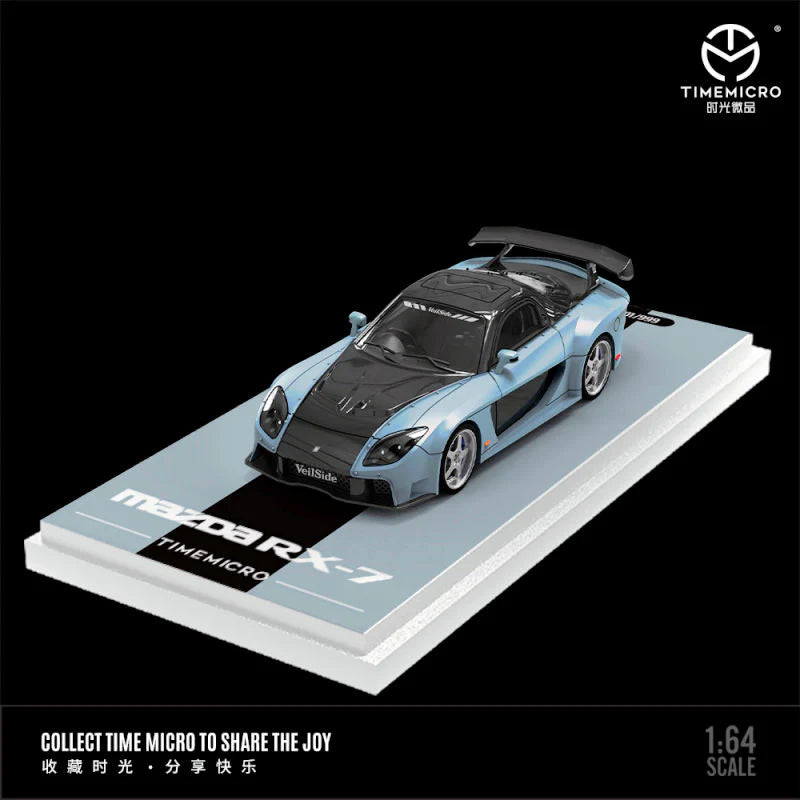 Time Micro Mazda Rx-7 Veilside Black Silver - Limited Edition