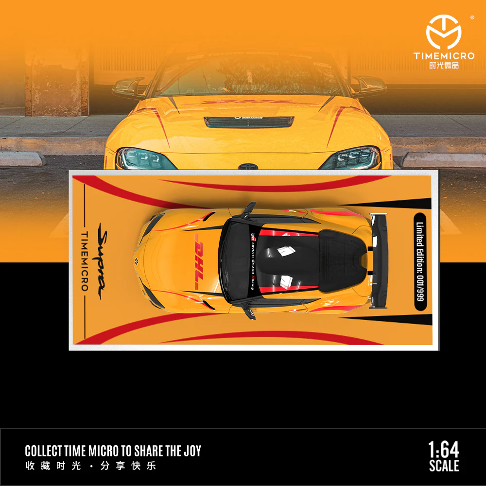 Time Micro Toyota Supra A90 Orange DHL - Limited Edition