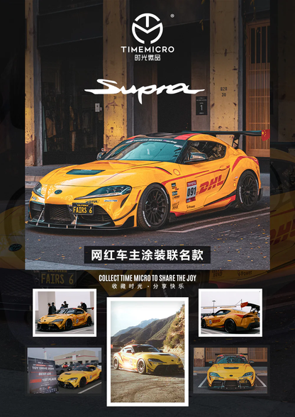 Time Micro Toyota Supra A90 Orange DHL - Limited Edition