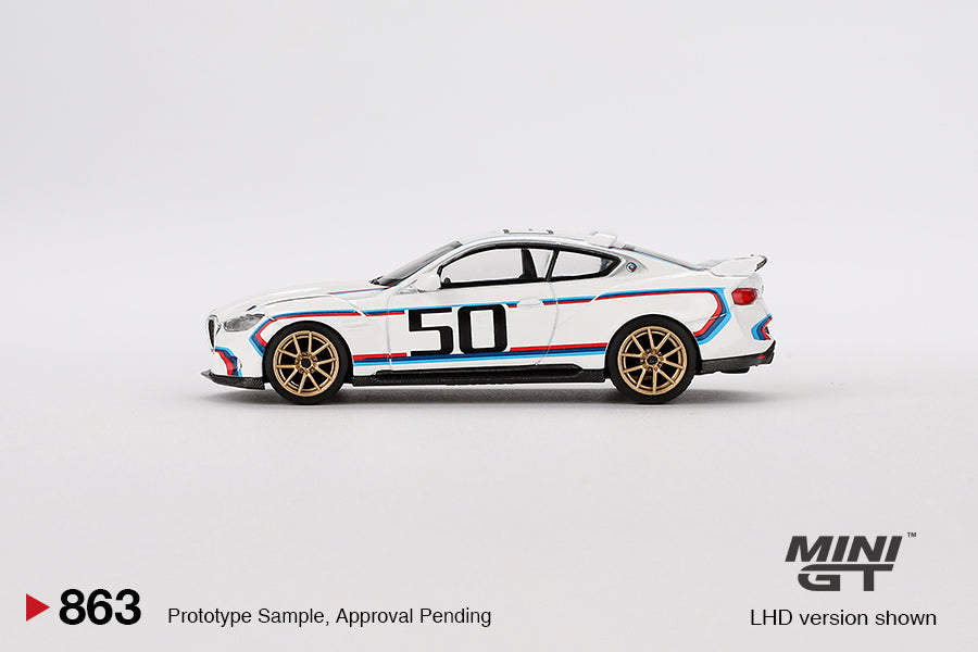 Mini GT BMW 3.0 CSL White #863