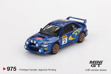 Mini GT Subaru Impreza WRC98 #3 1998 Rally Monte-Carlo 3rd Place #975