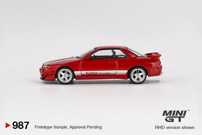 Mini GT Nissan Skyline GT-R (R32) VeilSide Combat C-I Gem Red #987