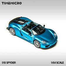 Time Micro Porsche 918 Spyder Metalic Blue - Limited Edition