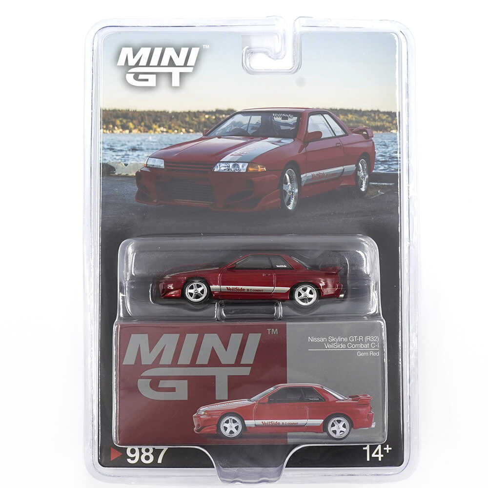 Mini GT Nissan Skyline GT-R (R32) VeilSide Combat C-I Gem Red #987