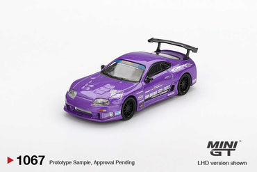 Mini GT Toyota Supra (A80) Top Secret GT-300 Purple #1067