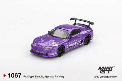 Mini GT Toyota Supra (A80) Top Secret GT-300 Purple #1067