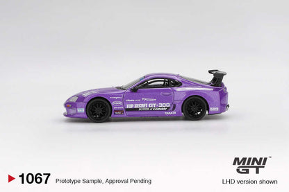Mini GT Toyota Supra (A80) Top Secret GT-300 Purple #1067