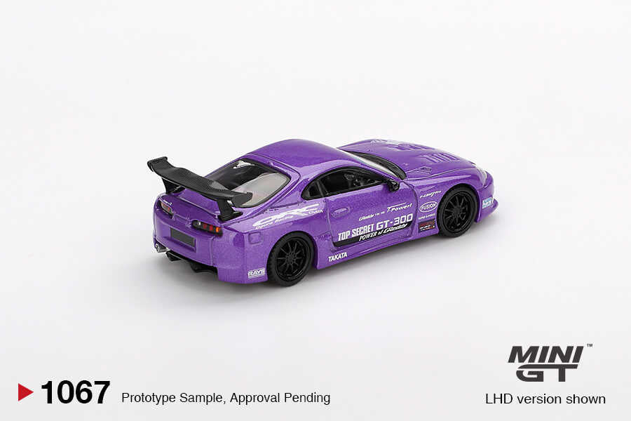 Mini GT Toyota Supra (A80) Top Secret GT-300 Purple #1067