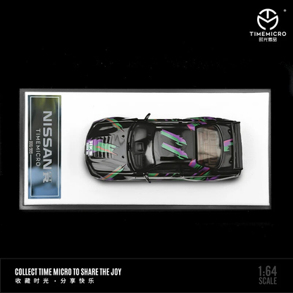 Time Micro Nissan R34 HKS with Figure - Limited Edition